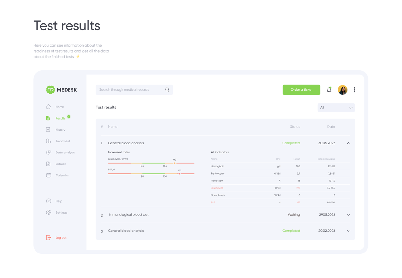 Electronic medical record on Behance Electronic medical record on Behance