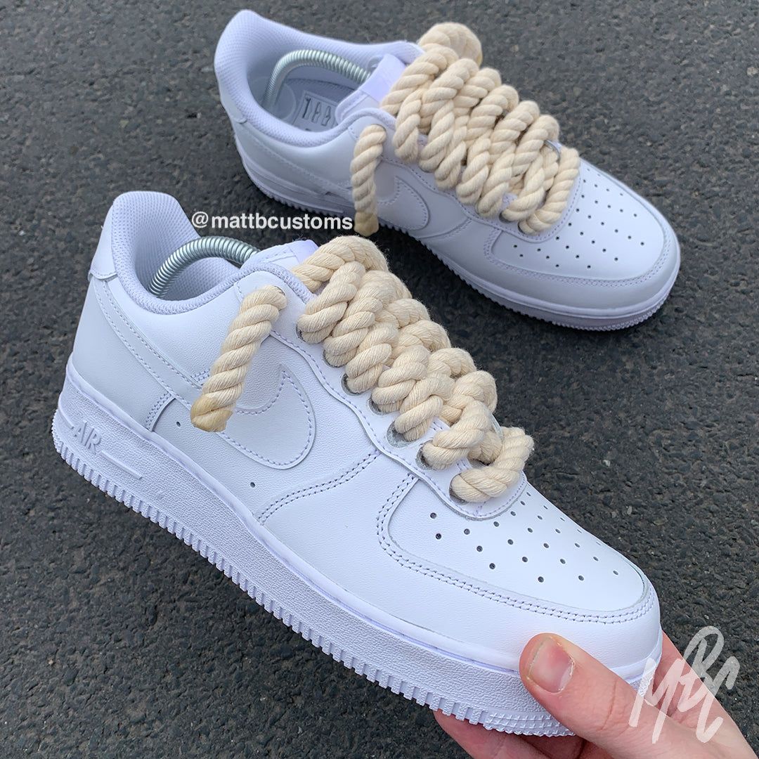 Thicc Laces Design - Custom Nike Air Force 1 Trainers | Nike air force ... Thicc Laces Design - Custom Nike Air Force 1 Trainers | Nike air force ...
