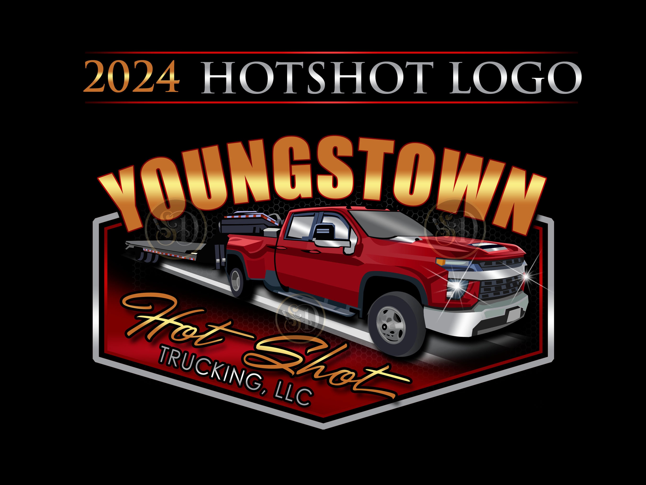 Hotshot trucking delivering mountain logo design vector illustration ... Hotshot trucking delivering mountain logo design vector illustration ...