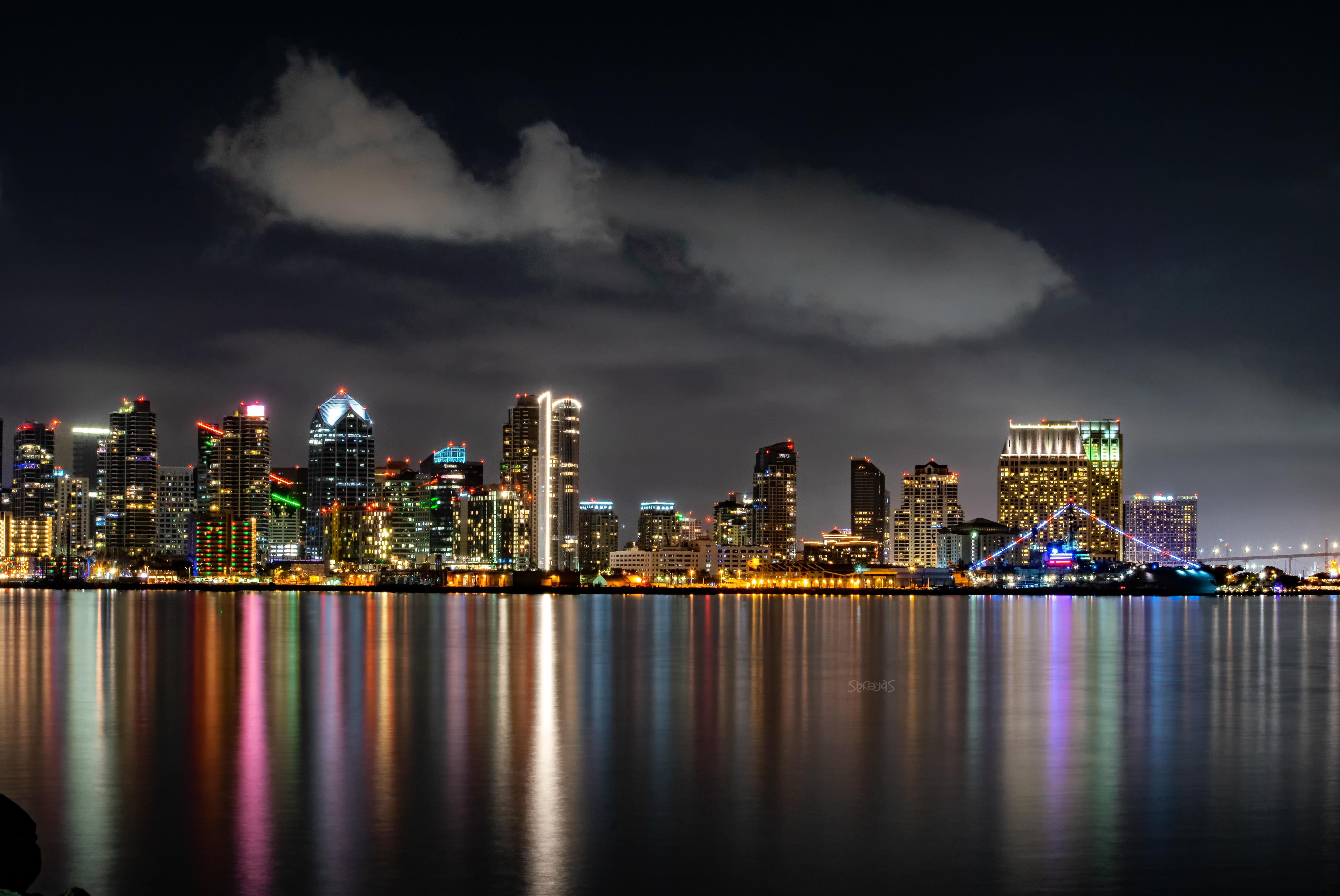 Downtown skyline of San Diego [OC] #city #cities #buildings # ...