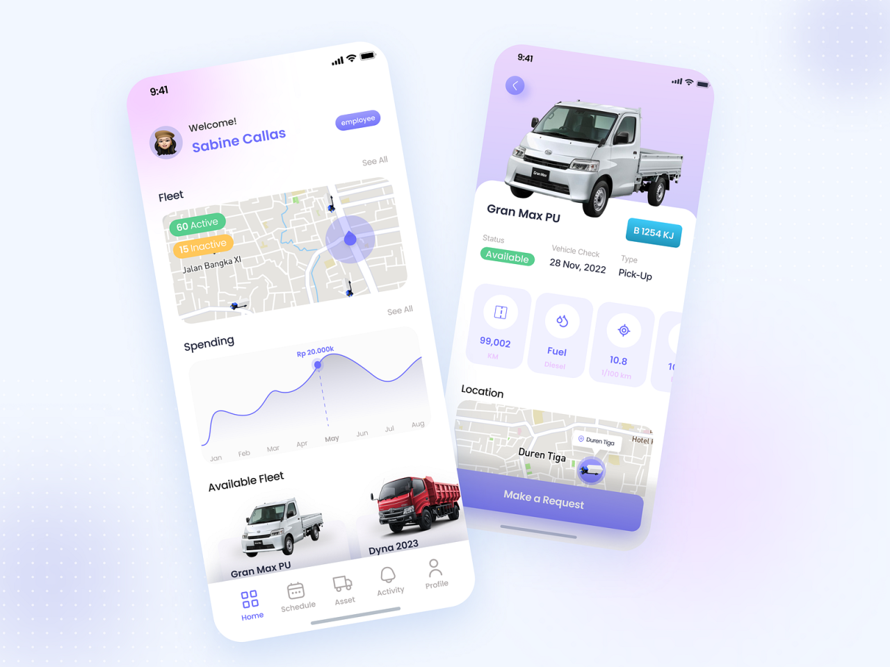 Fleet Management Mobile App by Masum Parvej for Halal Lab on Dribbble